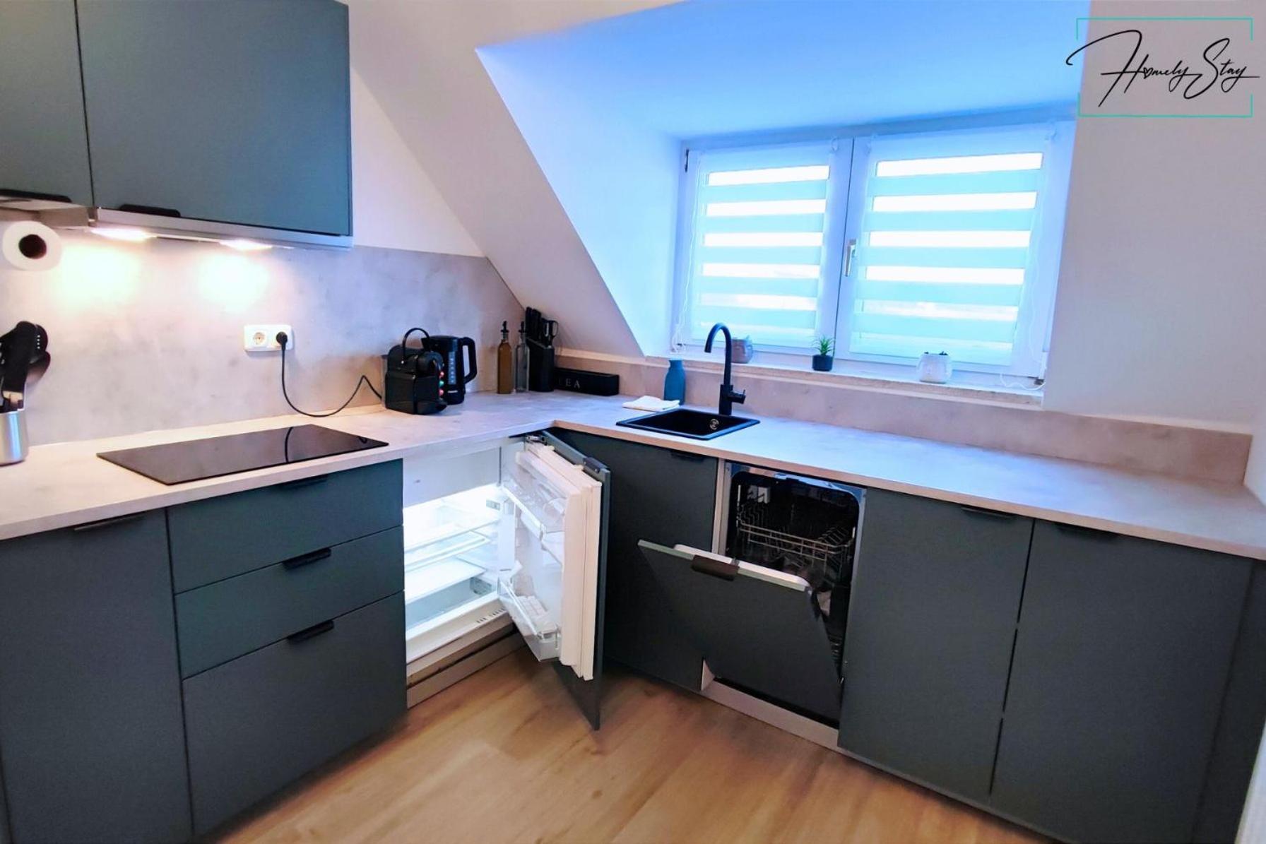 Homely Stay - Urban Oasis Apartments Moosburg Kültér fotó
